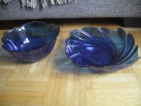 Glasschüssel blau retro Blattform 27 x 9 cm Münster (Westfalen) - Roxel Vorschau