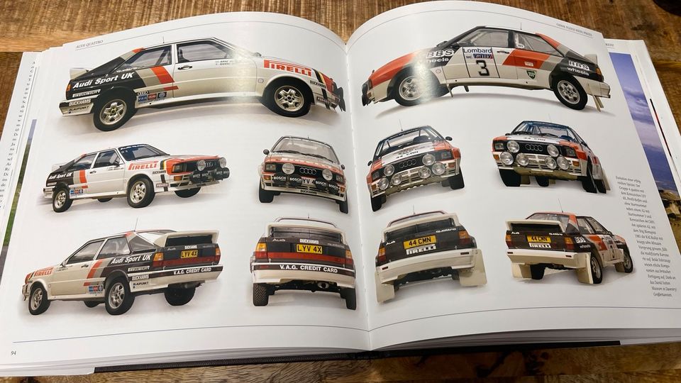 Audi Quattro Buch (Jeremy Walton): eine Hommage an die Allrad Leg in Cadolzburg
