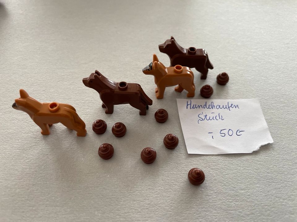Lego Hunde, Husky, Dalmatiner, Mops, Welpe,Knochen,Hundehaufen in Bielefeld