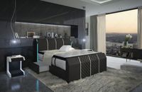 Boxspringbett Paris Kunstleder mit USB Anschluss und LED Berlin - Treptow Vorschau