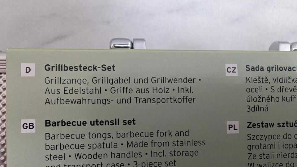 *NEU* Tchibo Grillbesteck-Set Grillzange Grillgabel Grillwender in Dormagen