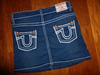 TRUE RELIGION Jeans Rock Gr. 8a 122 128 mit dicken weißen Nähten Hessen - Rödermark Vorschau