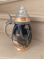 Bierkrug mit Zinndeckel Hessen - Hochheim am Main Vorschau