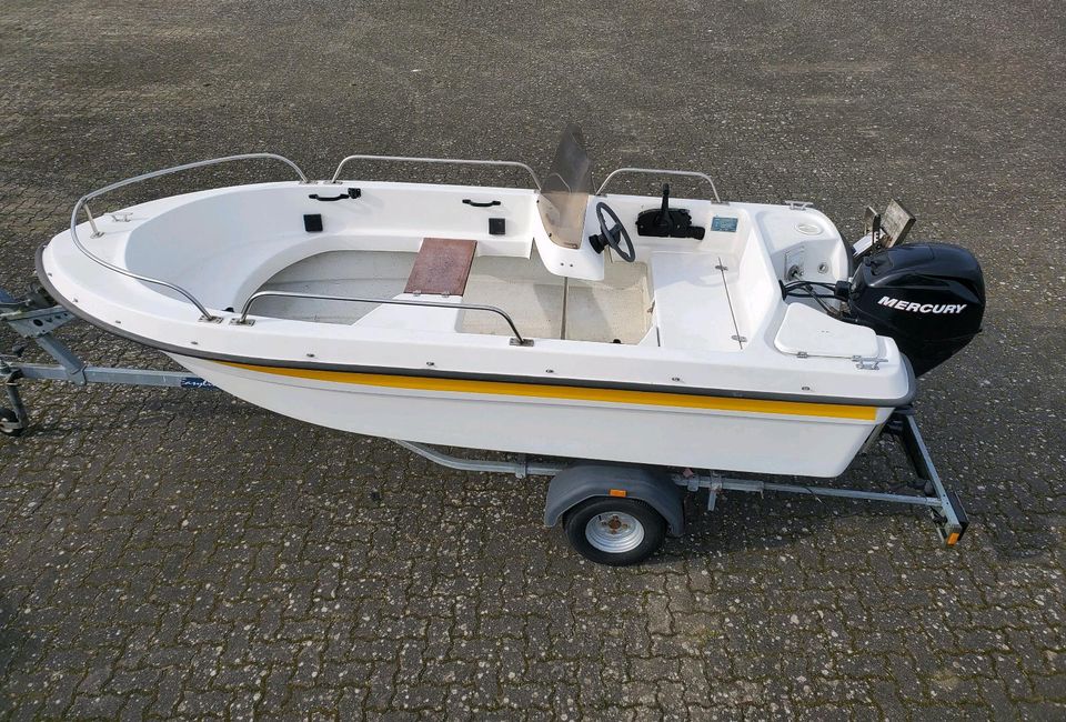 Ryds 430GT 25PS 4Takt EFI Angelboot Konsolenboot Sportboot in Elmshorn