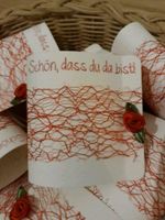 24 Serviettenhalter "Schön, dass du da bist" Hochzeit/Geburtstag Sachsen - Neißeaue Vorschau