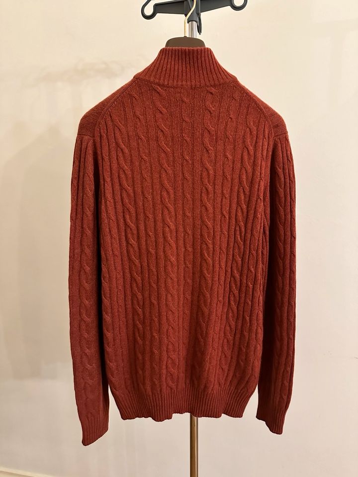 Loro Piana Baby Kaschmir Pullover Troyer Rot Gr. 52 /M NP: 1760€ in Hamburg