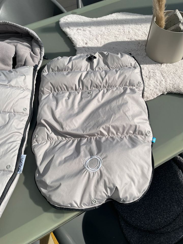 Bugaboo Fußsack Footmuff high performance HP Daune beige in Bawinkel