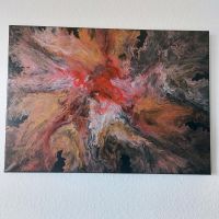 Leinwand mit Acrylic Pouring Technik,  Unikat Hessen - Dautphetal Vorschau