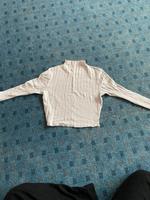 Weißer Bauchfreier Pullover Hessen - Rasdorf Vorschau