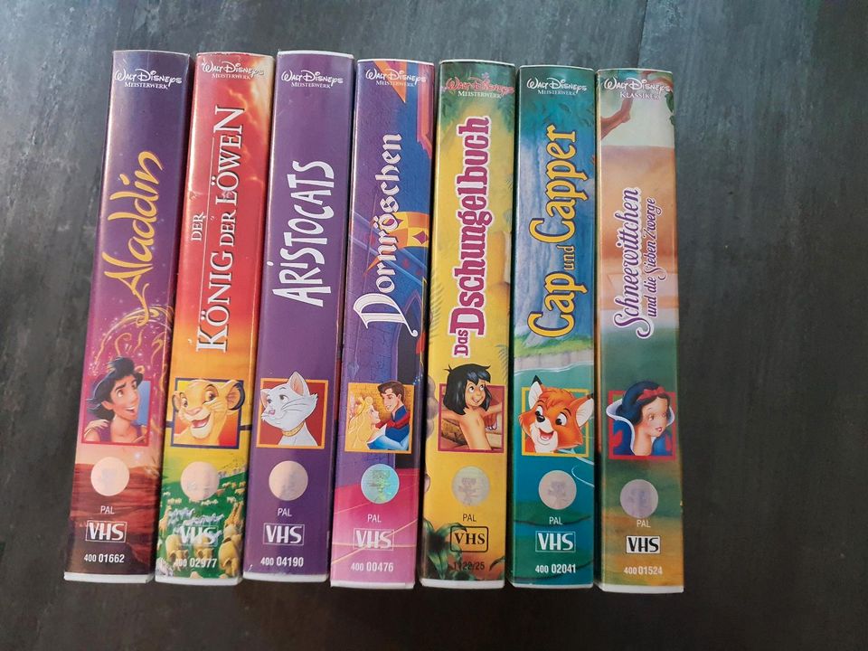 Walt Disney Filme VHS Sammlung mit Hologramm einzeln od. zus. in Groß-Gerau