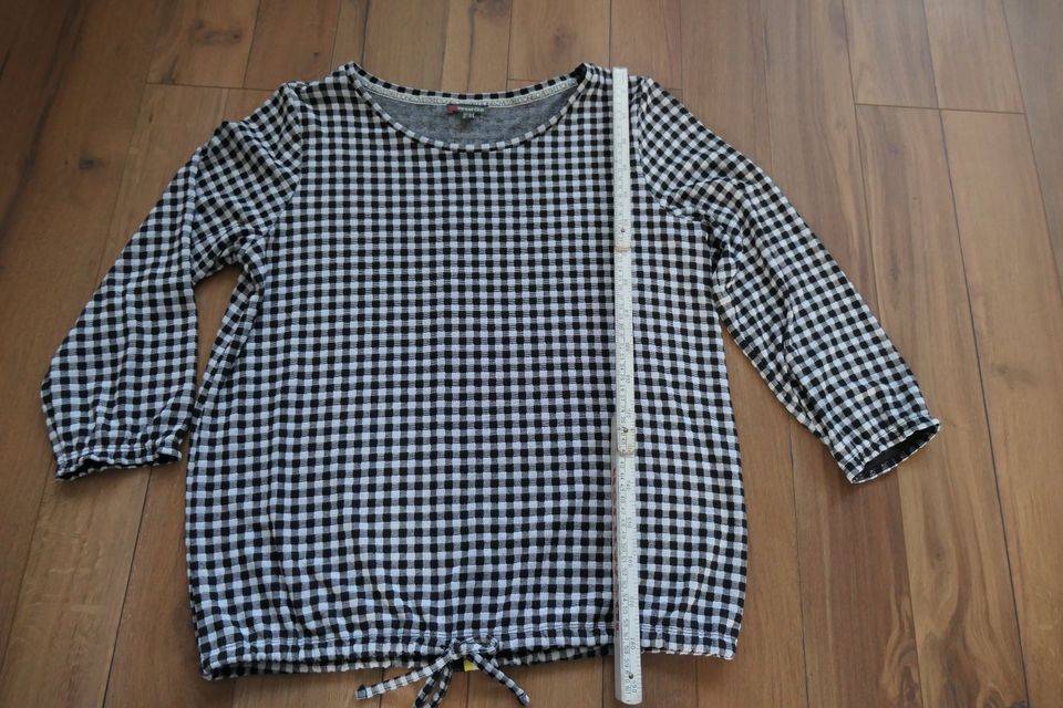 Shirt, Street One, schwarz-weiß kariert, Größe 38 in Bothel Kreis Rotenburg, Wümme