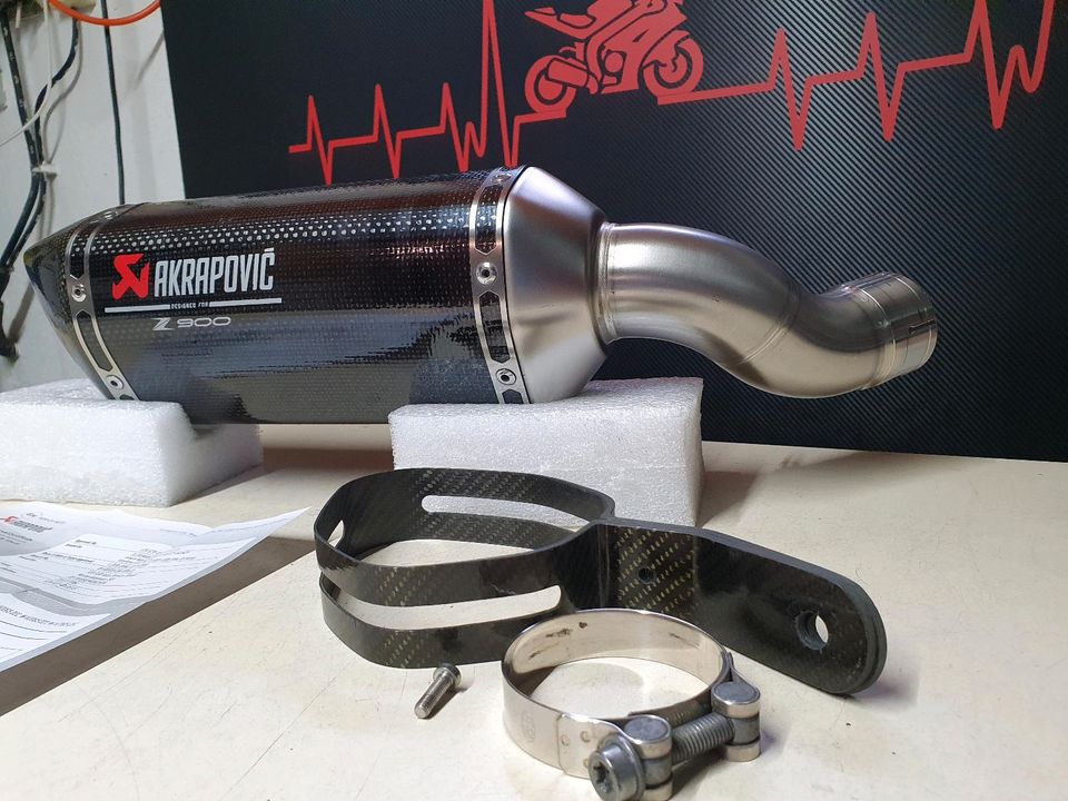 Akrapovic Carbon Auspuff Dämpfer, Z900 Z 900, 2017 - 2019 in Regensburg