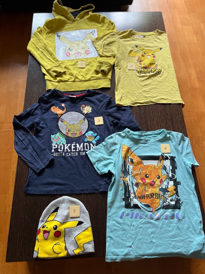 Top!❤️ 134 140 Pokémon Hoodie Kaputzenpullover Shirt Langarmshirt in Hamburg