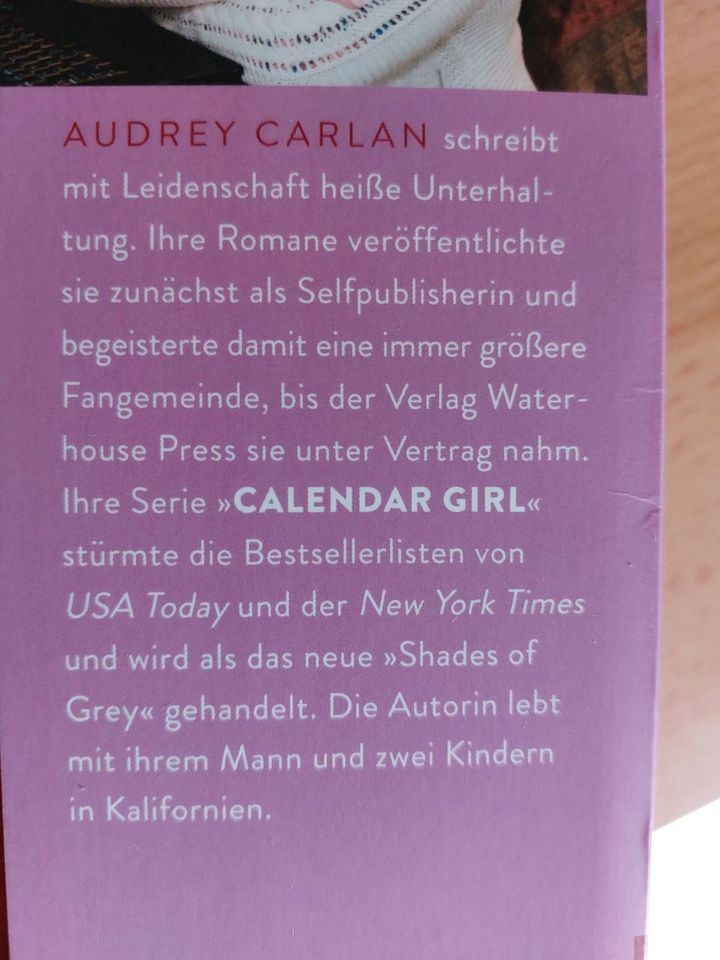 Calendar Girl verführt Jan. Audrey Carlan heißer Roman Bestseller in Weinheim