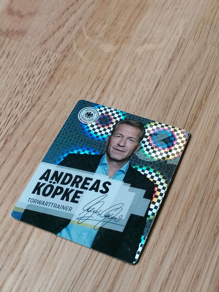 DFB Glitzerkarte Nr. 31 Andreas Köpke WM 2014 in Dierdorf