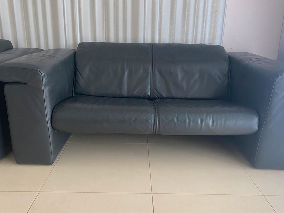 2 x Rolf Benz Ledergarnitur Leder Sitzgarnitur Sofa Couch Sessel in Kleve