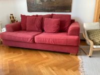 Sofa Rot Dreisitzer (2m breit) Furninova Scandinavian Design Freiburg im Breisgau - Wiehre Vorschau