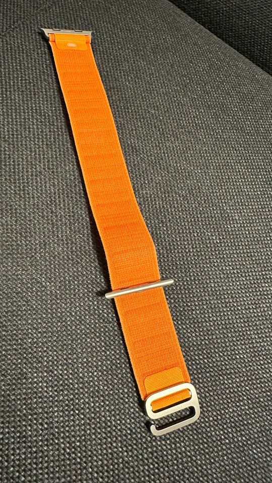 Apple Watch Alpine Loop•Ultra Armband•Original•Größe M•Orange• in Augsburg