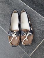 Rieker Mokassin - Bootsschuhe taupe-blau - Gr. 38-39 Bayern - Eitting Vorschau