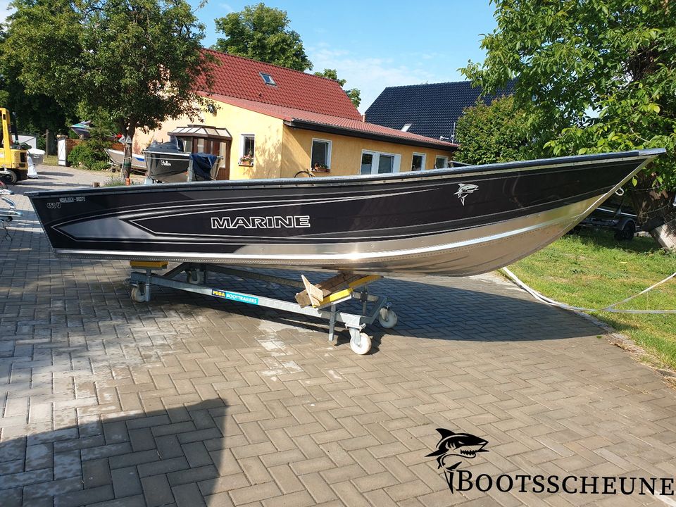 Marine Aluboot Angelboot Aluminiumboot Ruderboot  450 U verfügbar in Oranienburg