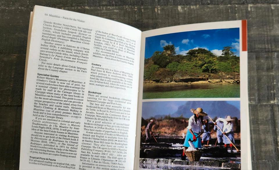 Mauritius, Réunion & Seychellen, englischsprachiges Buch von 1993 in Schnakenbek