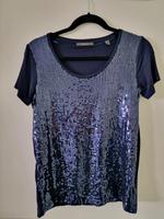 Pailletten T-Shirt dunkelblau Gr. 34 Esprit Bayern - Erlangen Vorschau