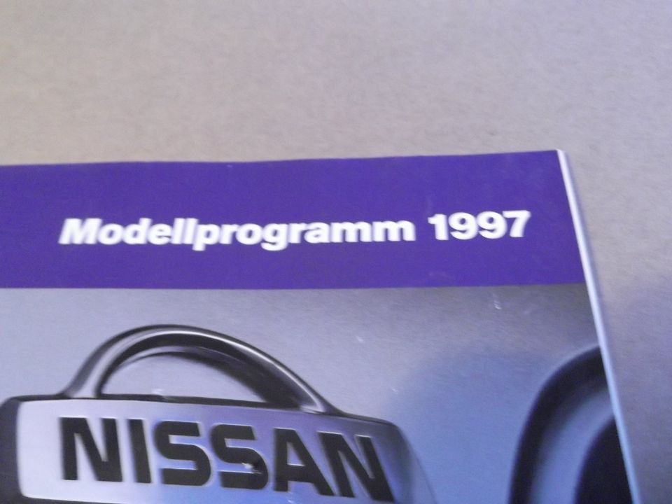 Nissan Modellprogramm 1997 Prospekt in Mettlach