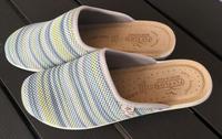 Pantolette Fly Flot Italien Blau Grün Gr. 41 Mesh Leder Neu Hessen - Egelsbach Vorschau