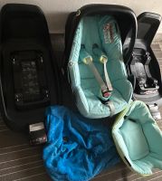 Maxi Cosi Pebble plus mit 2x 2wayFix Family Base + Sommerbezug Baden-Württemberg - Obersontheim Vorschau