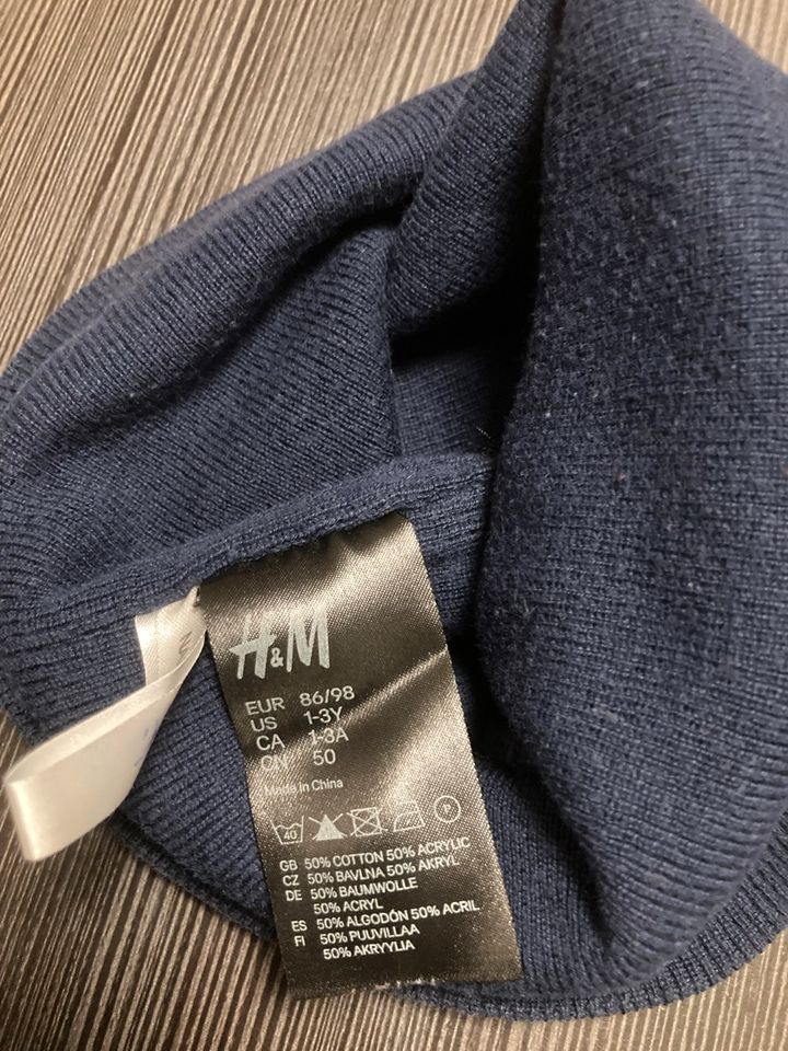 H&M Mütze gestreift Gr. 86/98 in Wittenförden