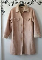 Seaport Mantel Jacke Veloursleder Optik mit Teddyfell 40/42 Nordrhein-Westfalen - Mönchengladbach Vorschau