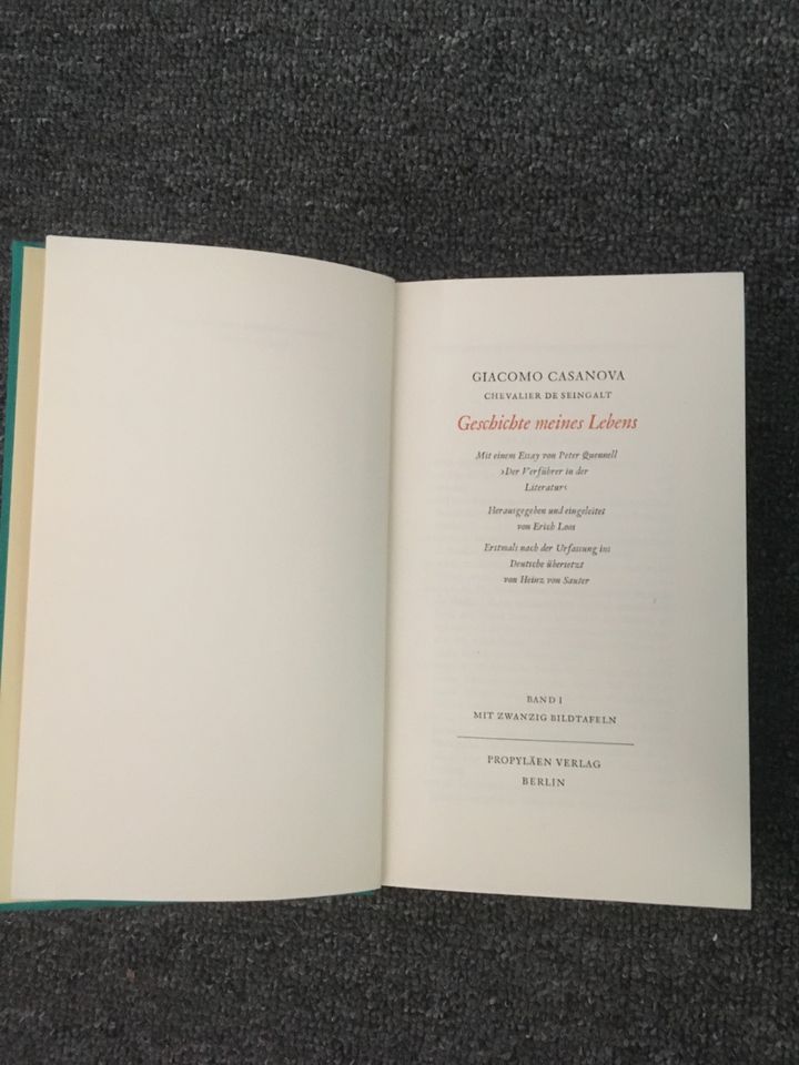 Casanova Geschichte meines Lebend 12 Bände Venedig Antiquariat in Beckedorf