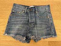 Jeans Short Mango blau Fransen 32 Bayern - Vaterstetten Vorschau