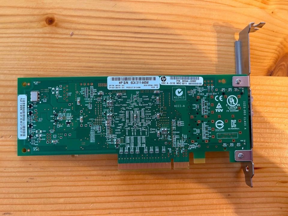 HP QLogic FC Single-Port 8Gb PCIe x8 Adapter AK344-63002 Module in Willstätt