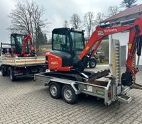 Wurzelstock entfernen, Minibaggerverleih, Minibagger KX 27 mieten Bayern - Abensberg Vorschau