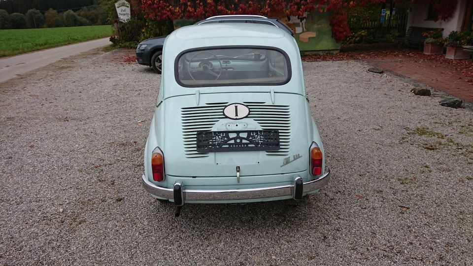 Fiat 600 D „Seicento“ (kein Fiat 500) mit H-Kennzeichen in Planegg