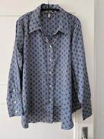 H&M Bluse Blau Weiß L XL Sommer Neu Buisness Leicht Muster Art Hessen - Rotenburg Vorschau