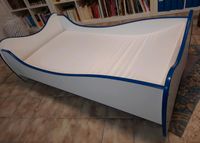 Zwei Kinderbetten 70x140 mit Matratzen (Alcube Swing) Hessen - Frankenau Vorschau