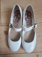 Tamaris Damen Ballerinas weiß Gr. 40 mit Riemen Saarland - Schmelz Vorschau