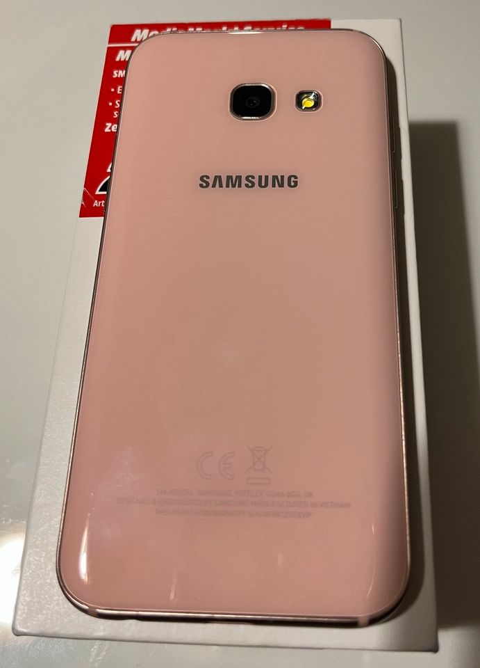 Samsung Galaxy A3 2017 16GB SM A320FL in Peach Cloud Top Zustand in Niederviehbach