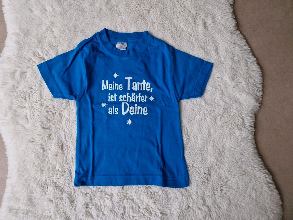 U.S. activewear T-Shirt blau Größe 86 Meine Tante ist schärfer in Dortmund