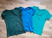 3 Damen T-Shirts (blau Gr. L, grün und türkis Gr. XL) Stuttgart - Feuerbach Vorschau