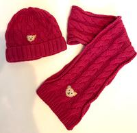 Steiff Mädchen Mütze Strickmütze mit Strickschal Schal Gr. 53-55 Hessen - Gießen Vorschau