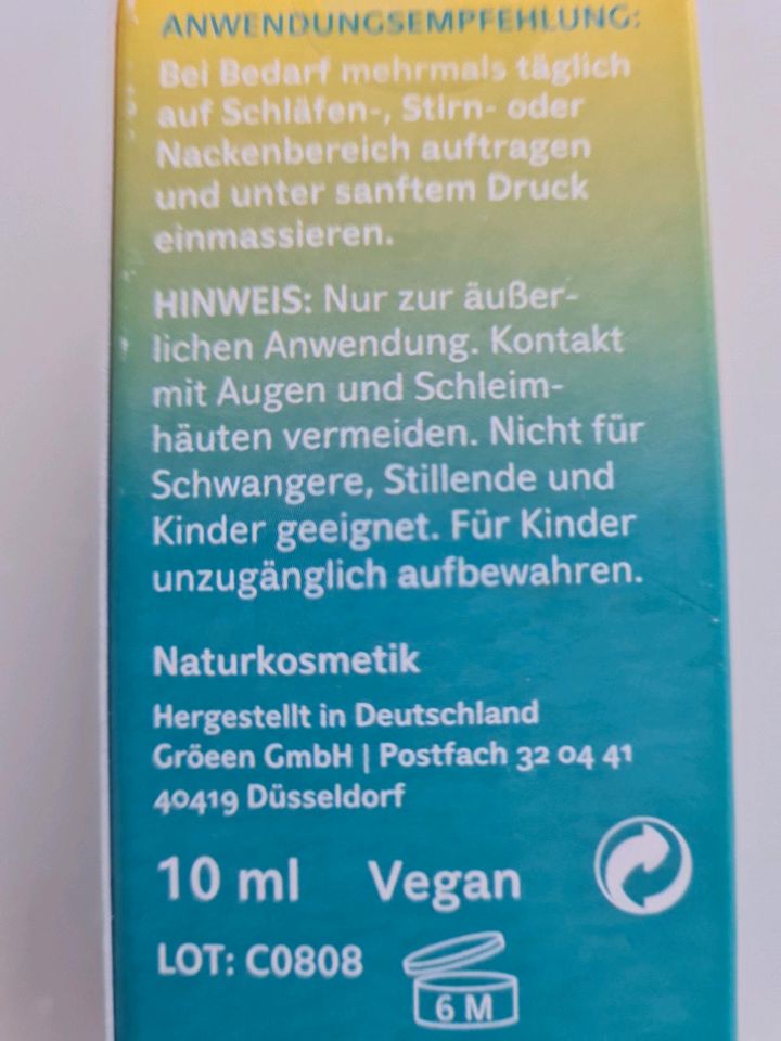 Cellagon Pfefferminz & CBD KOPF & Nacken Roll-On Prof Grönemeyer in Essen