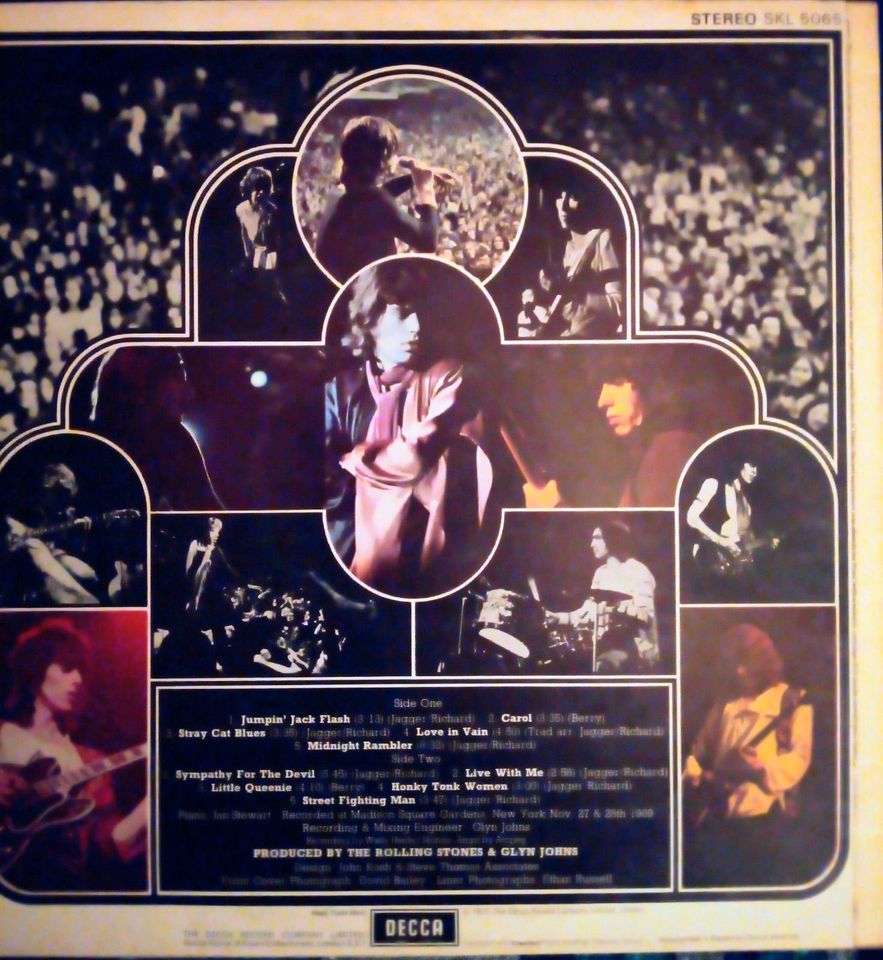The Rolling Stones in Concert.'Get yer ya-ya's out.LP.Vinyl.1970. in Borgstedt