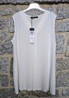 Betty Barclay Bluse Longbluse Sommerbluse Gr.  40/42 cremé, NEU Sachsen - Kamenz Vorschau