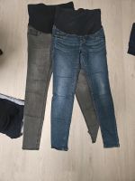 Umstandshose Jeans H&M Größe 42, fällt aus wie 36/38 blau, grau Bayern - Augsburg Vorschau