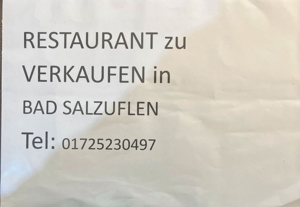 Türkisches Restaurant zum Verkaufen in Bad Salzuflen