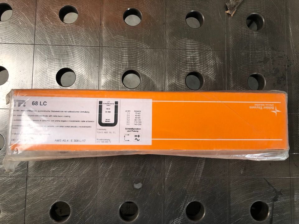 Edelstahlelektrode (VA) Böhler Thyssen UTP 68 LC 3,2x350mm, 4,4KG in Katlenburg-Lindau