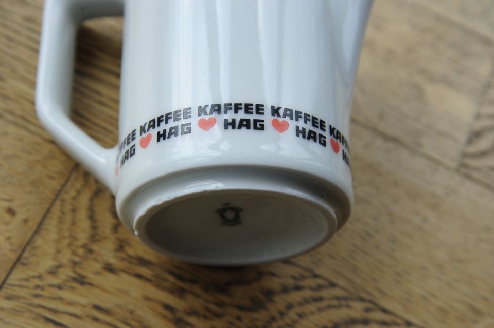 Schönwald Kaffee Hag Kanne Kännchen alt weiß Vintage  Schönes Por in Ravensburg